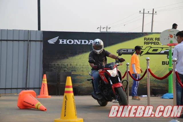 honda cb hornet test ride